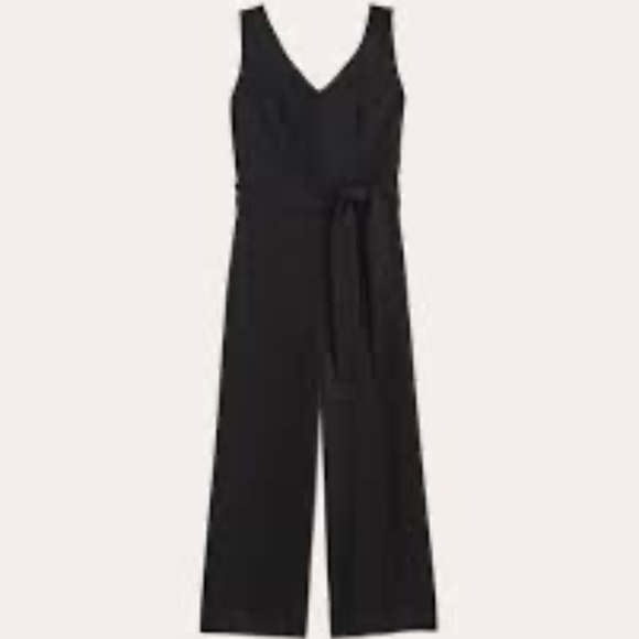 Everlane Japanese GoWeave Jumpsuit, Black - Picture 7 of 7